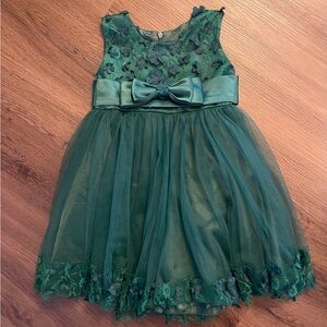 Green Formal Toddler Dress (4T)